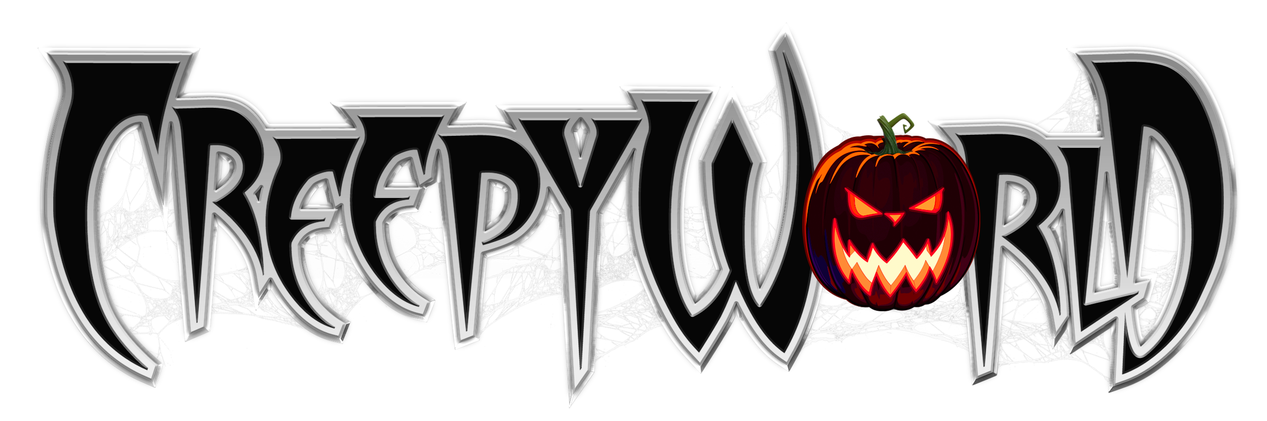 Creepyworld logo 2021 silver